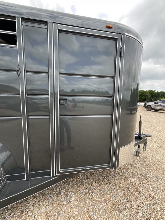 New 2026 Calico Trailers 6 ft X 16 in Bumper Pull 3 Horse Slant Stock / Stock Combo Trailer