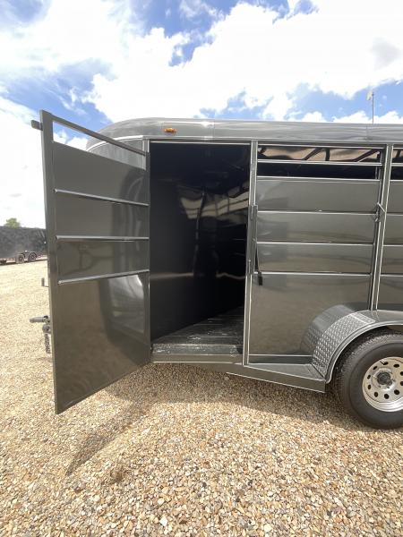 New 2026 Calico Trailers 6 ft X 16 in Bumper Pull 3 Horse Slant Stock / Stock Combo Trailer