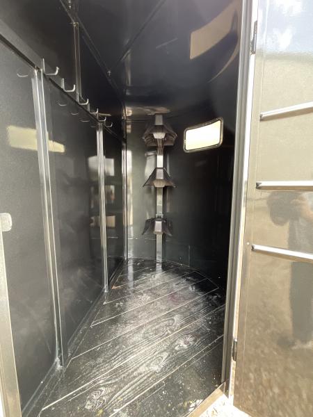 New 2026 Calico Trailers 6 ft X 16 in Bumper Pull 3 Horse Slant Stock / Stock Combo Trailer