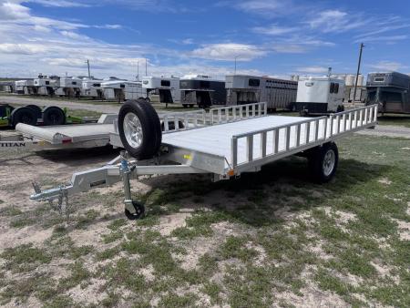 Used 2019 Aluma 12' SINGLE AXLE Utility Trailer