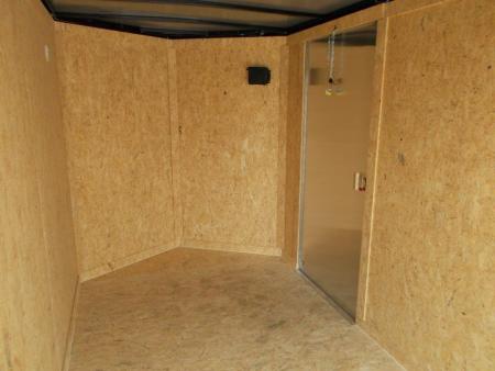 New 2026 Covered Wagon Trailers 6x12 Cargo / Enclosed Trailer / Extra Wide Ramp / 6'6" Interior / .080 White Poly Core Skin / (4) D-Rings