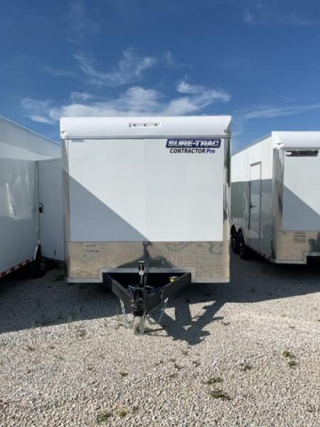 New 2026 Sure-Trac 8.5 x 24 Contractor Pro Enclosed Bullnose Cargo Trailer, 14K