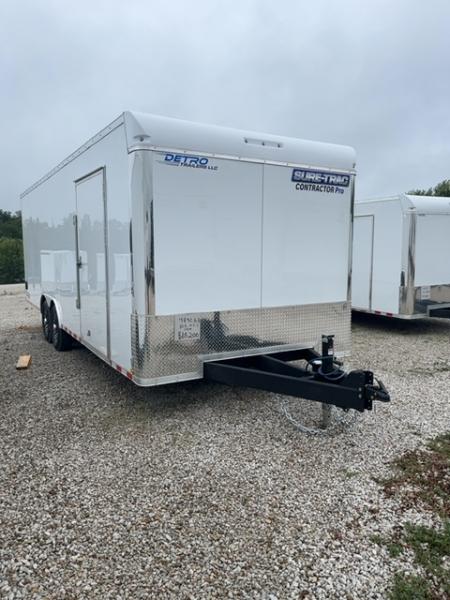 New 2026 Sure-Trac 8.5 x 24 Contractor Pro Enclosed Bullnose Cargo Trailer, 14K