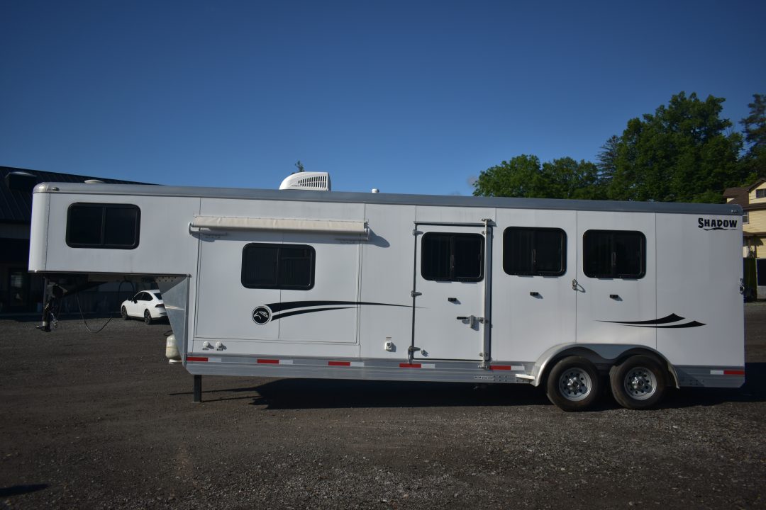 Used 2020 Shadow 3 Slant Horse w/living quarters Stock / Stock Combo Trailer