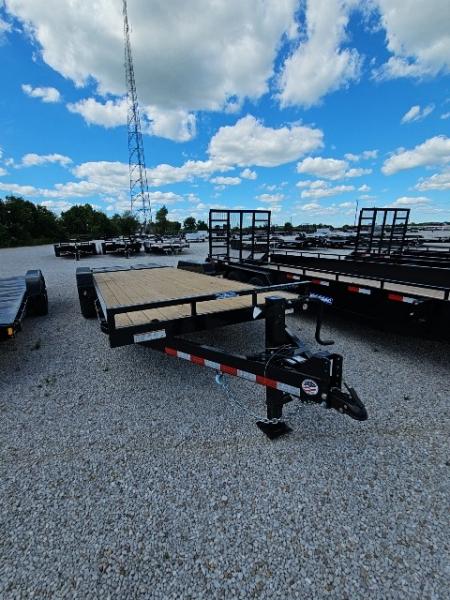 New 2026 SURE-TRAC 7 x 20 (17+3) Universal Ramp 14K Equipment Trailer