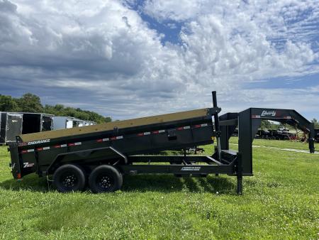 New 2026 Liberty 83X16 LIBERTY 14K TELESCOPIC GOOSENECK w/ Hydraulic Jacks Dump Trailer Dump Trailer
