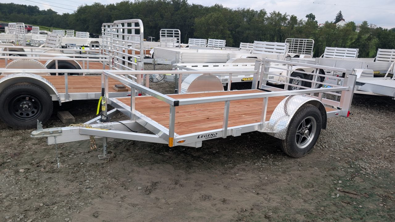 New 2027 LEGEND 6x10 Open Deluxe Utility Trailer w/ Bi-Fold Gate