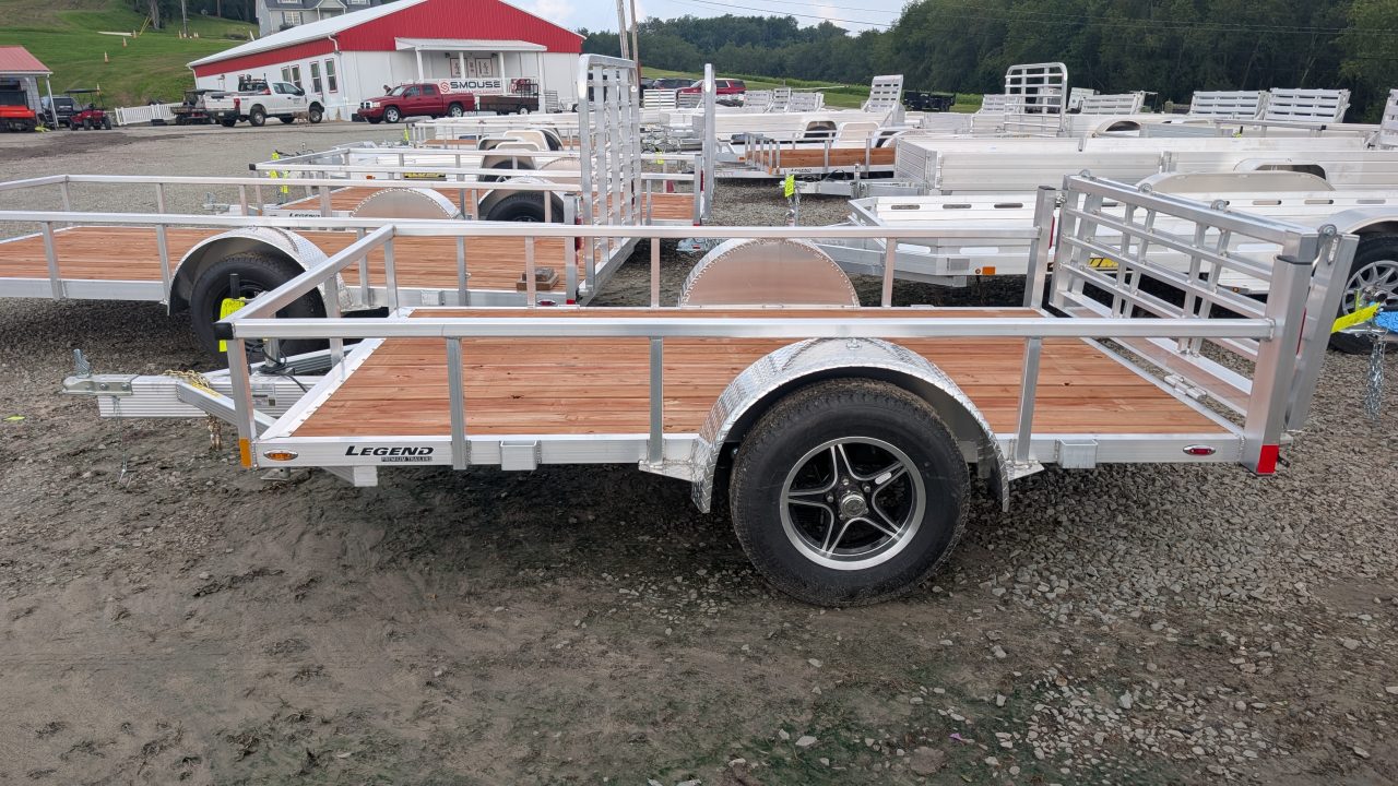 New 2027 LEGEND 6x10 Open Deluxe Utility Trailer w/ Bi-Fold Gate