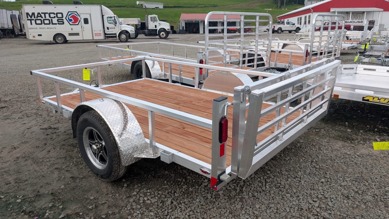 New 2027 LEGEND 6x10 Open Deluxe Utility Trailer w/ Bi-Fold Gate