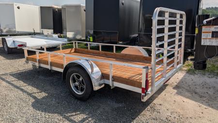 New 2027 Legend 6x12 Open Aluminum Low Wood Side Trailer