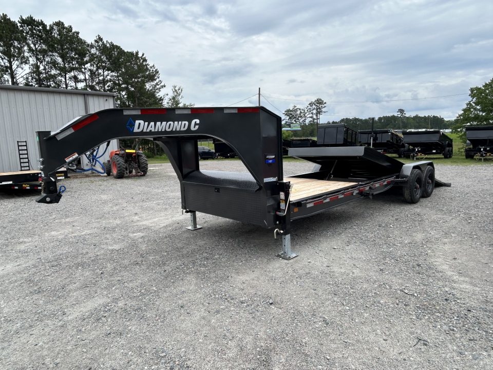 New 2026 Diamond C HDT210GN Tilt Trailer, 82X26 (18ft Tilt+8ftStationary), 10K Axles, #17,640 Payload