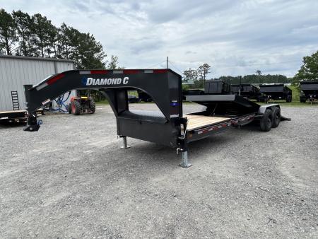 New 2026 Diamond C HDT210GN Tilt Trailer, 82X26 (18ft Tilt+8ftStationary), 10K Axles, #17,640 Payload