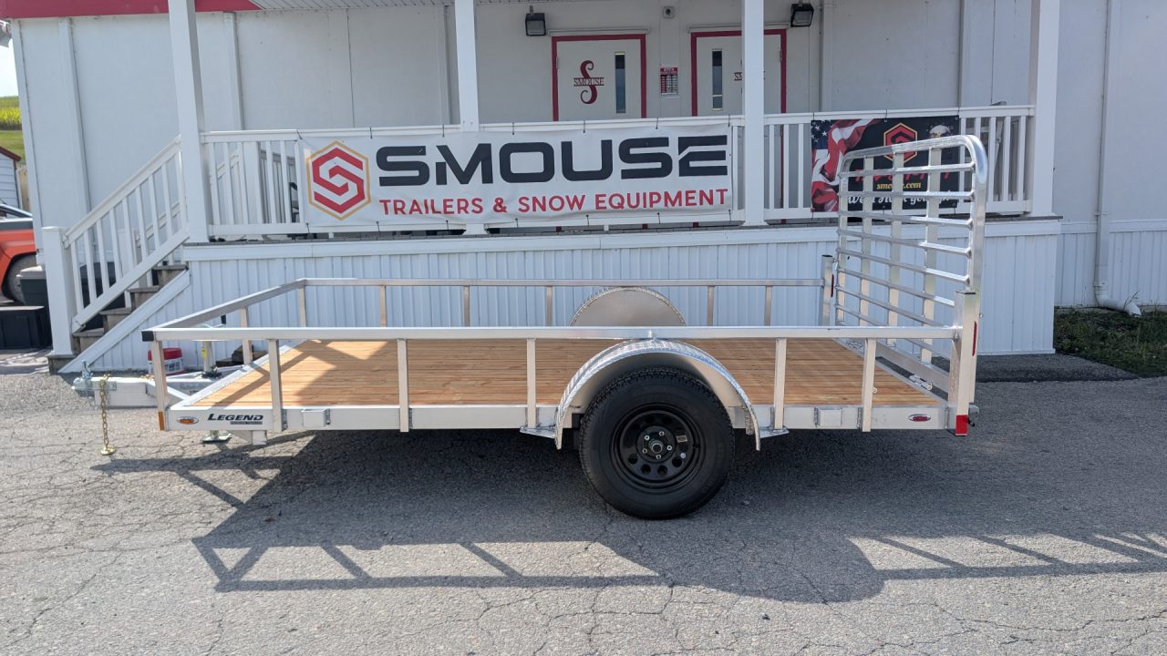 New 2027 Legend 7x12 Open Deluxe Aluminum Utility Trailer
