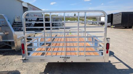 New 2027 Legend 7x14 Open Deluxe Aluminum Utility Trailer