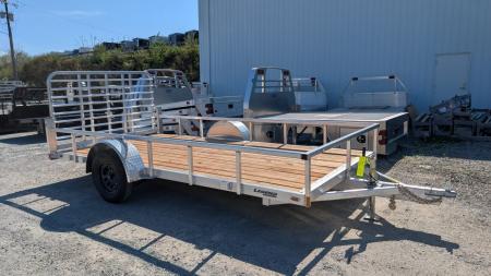 New 2027 Legend 7x14 Open Deluxe Aluminum Utility Trailer