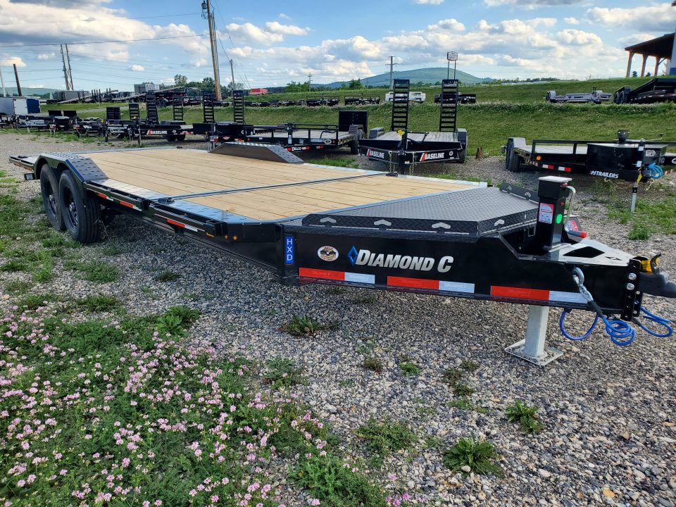 New 2026 Diamond C Trailers HXD207 Equipment Trailer / 15,500 GVWR / 102"x22'