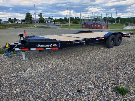 New 2026 Diamond C Trailers HXD207 Equipment Trailer / 15,500 GVWR / 102 x22'