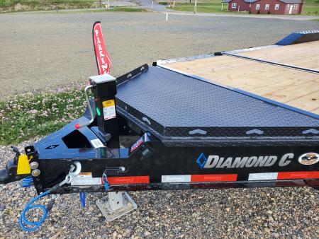 New 2026 Diamond C Trailers HXD207 Equipment Trailer / 15,500 GVWR / 102"x22'