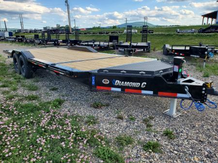 New 2026 Diamond C Trailers HXD207 Equipment Trailer / 15,500 GVWR / 102"x22'