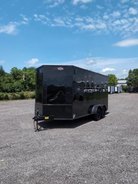 New 2026 Diamond Cargo 7' x 16' V-Nose Enclosed Trailer / 5 Year Warranty
