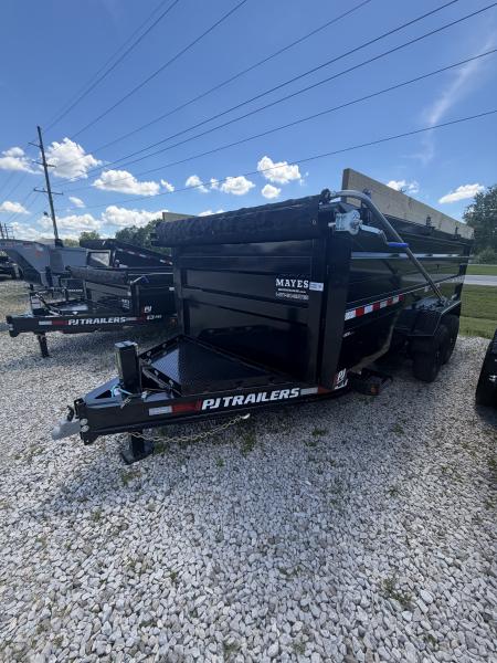 New 2026 PJ Trailer DV162 Dump Trailer VOYAGER 83X16 TA HIGH SIDES (GVW:15400) BLACK