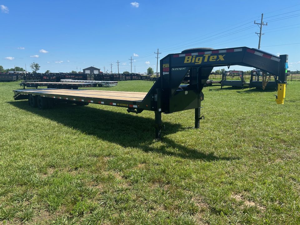 New 2027 Big Tex 102x40 Tandem 25.9K GN Flatbed w/ Mega Ramps, 2-Speed Jacks, & 14 Ply Tires