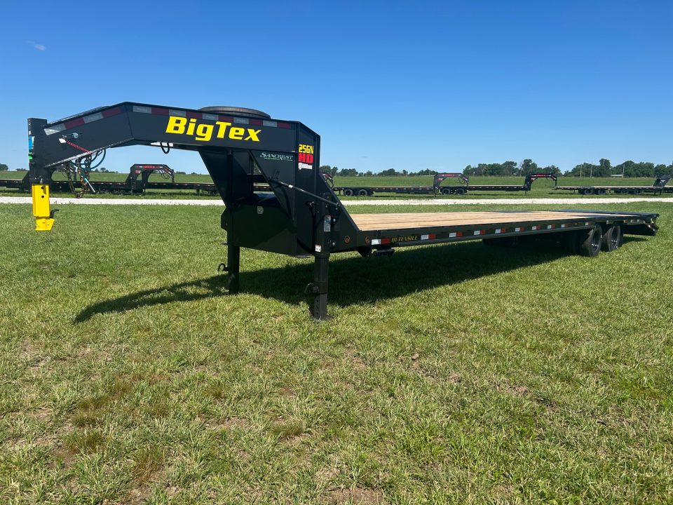 New 2027 Big Tex 102x40 Tandem 25.9K GN Flatbed w/ Mega Ramps, 2-Speed Jacks, & 14 Ply Tires