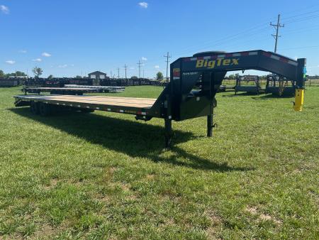 New 2027 Big Tex 102x40 Tandem 25.9K GN Flatbed w/ Mega Ramps, 2-Speed Jacks, & 14 Ply Tires