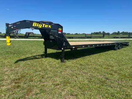 New 2027 Big Tex 102x40 Tandem 25.9K GN Flatbed w/ Mega Ramps, 2-Speed Jacks, & 14 Ply Tires