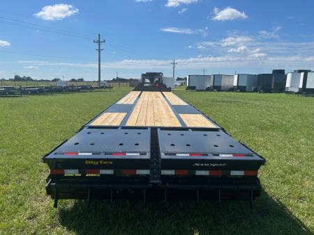 New 2027 Big Tex 102x40 Tandem 25.9K GN Flatbed w/ Mega Ramps, 2-Speed Jacks, & 14 Ply Tires