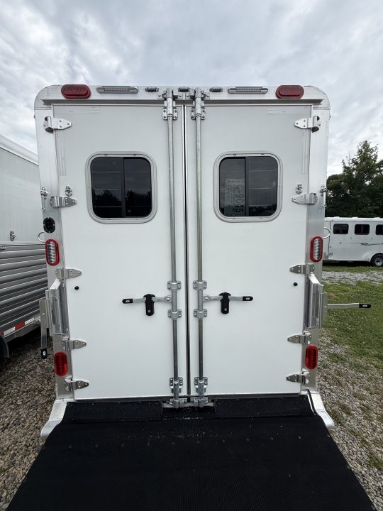 New 2027 4-Star Trailers 4 Horse Slant Cowboy Tack Gooseneck Horse Trailer