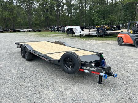 New 2026 Diamond C HXD210 Tilt Trailer, 102  Wide, Drive Over Fender, 10K Axles, #17,890lbs Payload