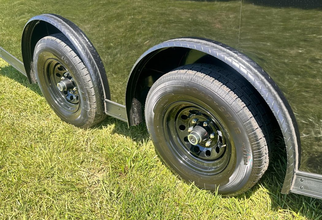 New 2026 Luxe 8.5X18 Race Trailer-Finished Interior-5200LB Torsion Axle - Dovetail- Blackout