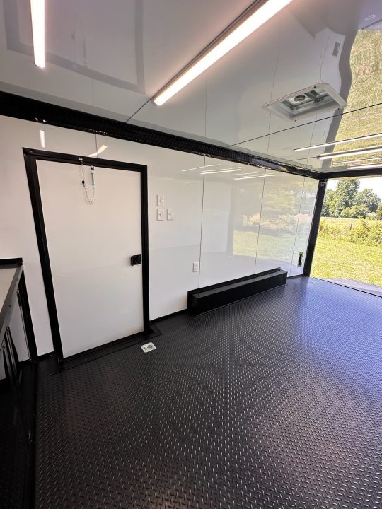 New 2026 Luxe 8.5X18 Race Trailer-Finished Interior-5200LB Torsion Axle - Dovetail- Blackout