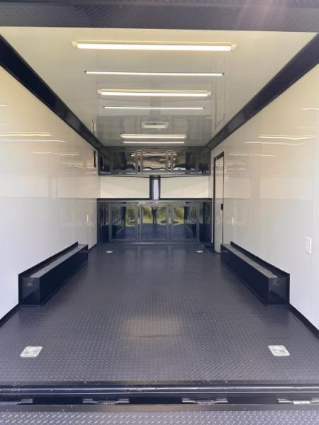 New 2026 Luxe 8.5X18 Race Trailer-Finished Interior-5200LB Torsion Axle - Dovetail- Blackout