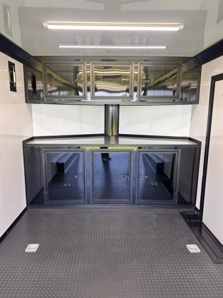 New 2026 Luxe 8.5X18 Race Trailer-Finished Interior-5200LB Torsion Axle - Dovetail- Blackout