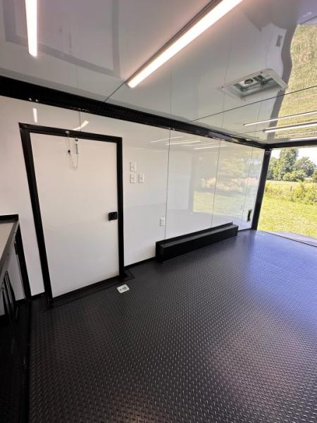 New 2026 Luxe 8.5X18 Race Trailer-Finished Interior-5200LB Torsion Axle - Dovetail- Blackout