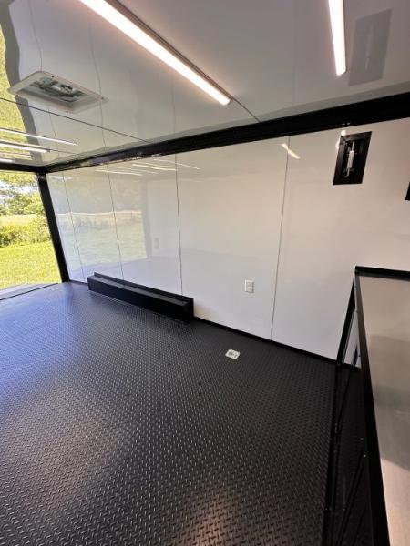 New 2026 Luxe 8.5X18 Race Trailer-Finished Interior-5200LB Torsion Axle - Dovetail- Blackout