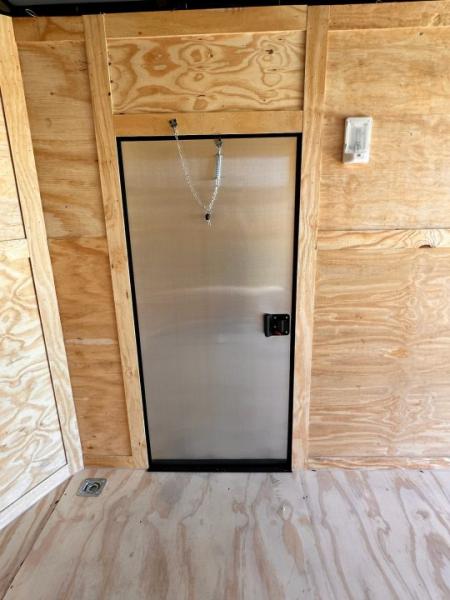 New 2026 Luxe 7X14 Enclosed Trailer-3500LB Tandem Axle-Black Poly-Blackout