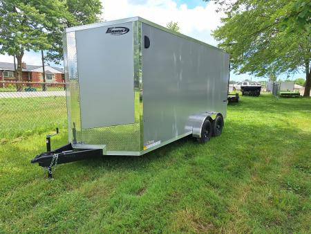 New 2026 Formula Trailers 7x16 Cargo / Enclosed Trailer W/7' Interior Ramp Door