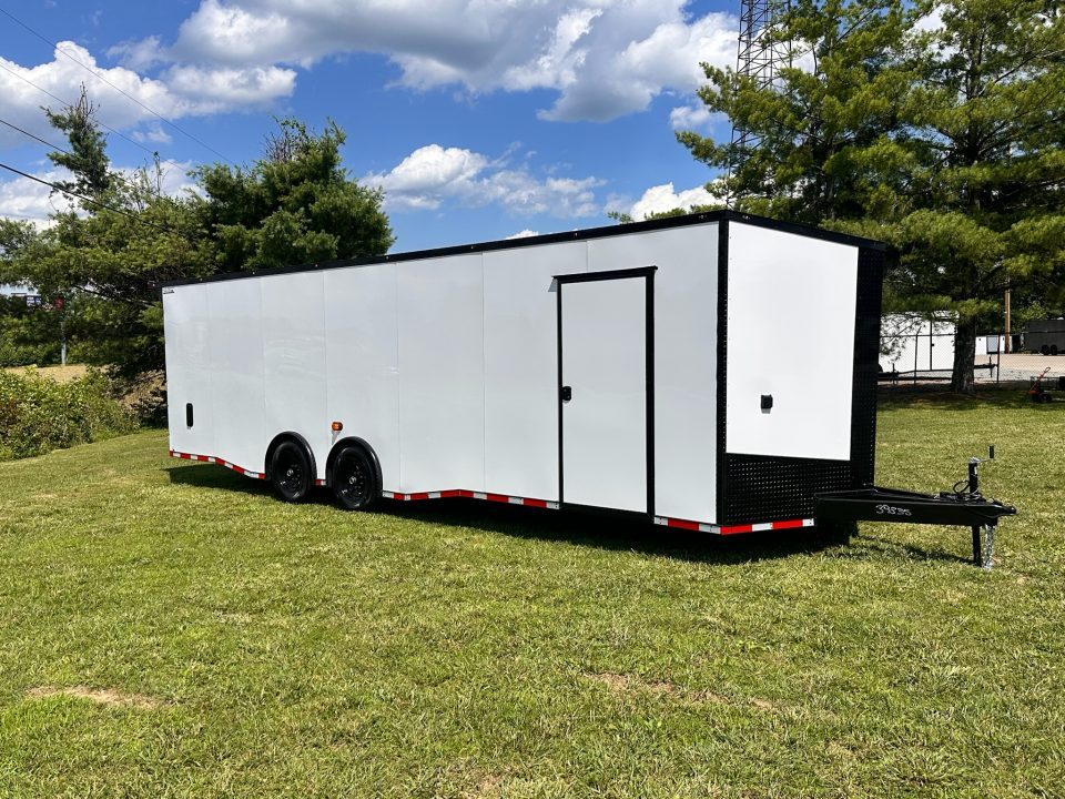 New 2026 Luxe 8.5x28 Race Trailer -Finished Interior-7000LB Spread Torsion-Heavy Duty Ramp