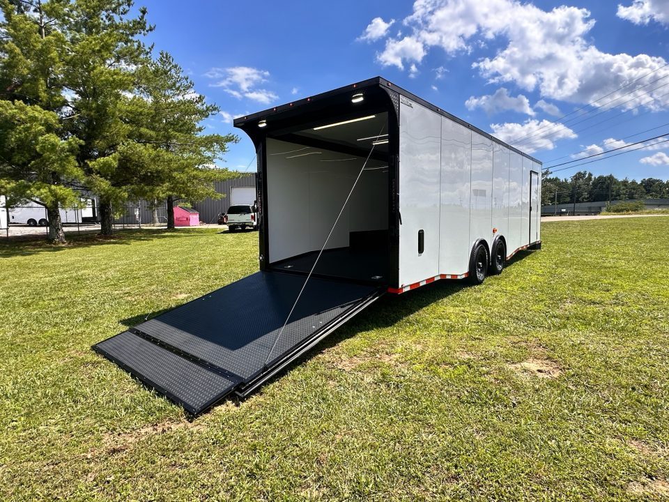 New 2026 Luxe 8.5x28 Race Trailer -Finished Interior-7000LB Spread Torsion-Heavy Duty Ramp