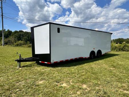 New 2026 Luxe 8.5x28 Race Trailer -Finished Interior-7000LB Spread Torsion-Heavy Duty Ramp