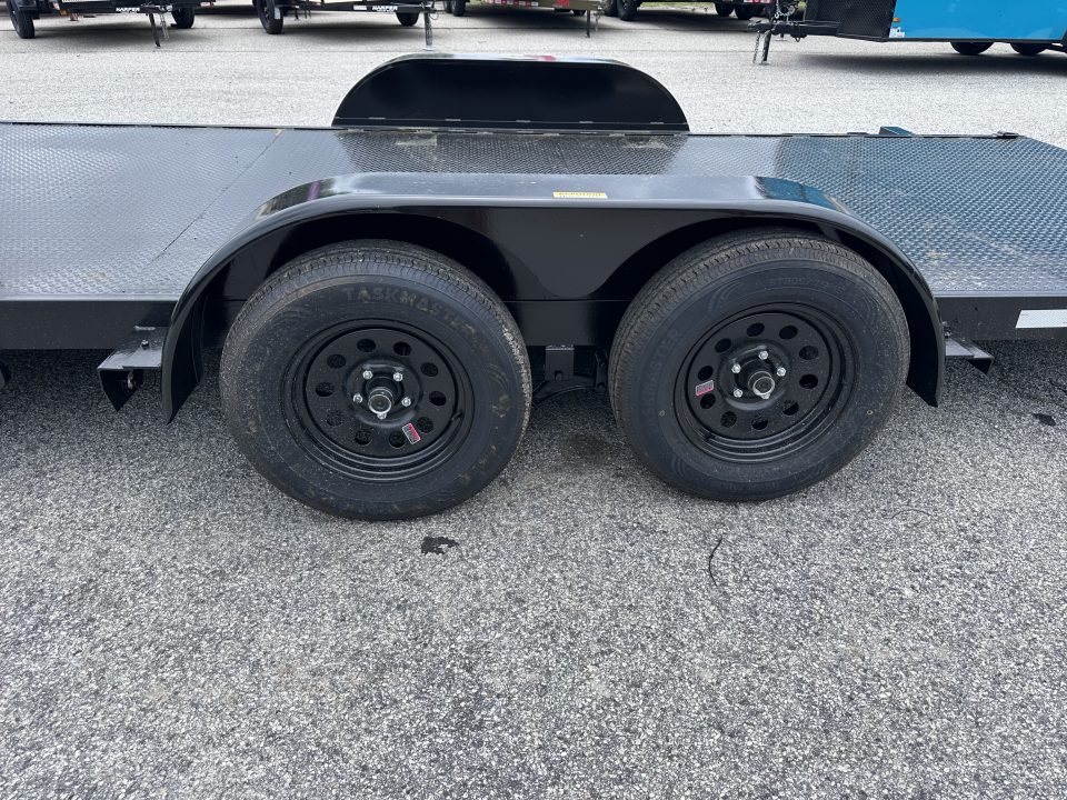 New 2026 7x20 7K HYDRAULIC TILT STEEL FLOOR CAR HAULER WITH DROP AXLES