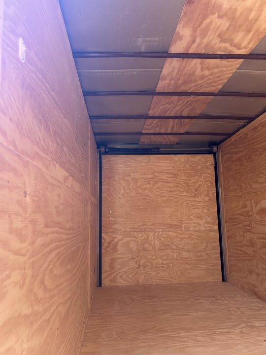 New 2026 Family Trailer 7x16 Tandem Axle Cargo / Enclosed Trailer-Screwless Exterior-Blackout Pkg-Rear Spoiler-HD Axles