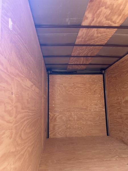 New 2026 Family Trailer 7x16 Tandem Axle Cargo / Enclosed Trailer-Screwless Exterior-Blackout Pkg-Rear Spoiler-HD Axles