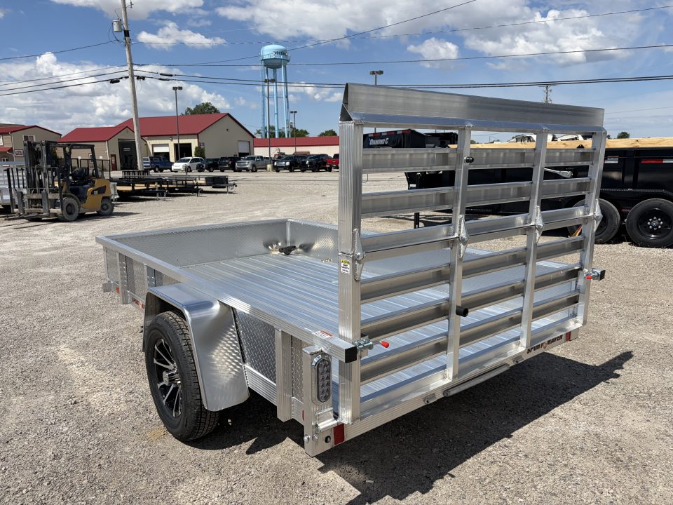 New 2026 SPORT HAVEN AUT 610DS-F (6' X 10') 2.9K Utility Trailer w/ Bi-Fold Gate