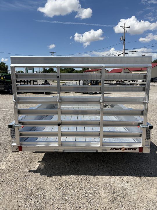 New 2026 SPORT HAVEN AUT 610DS-F (6' X 10') 2.9K Utility Trailer w/ Bi-Fold Gate