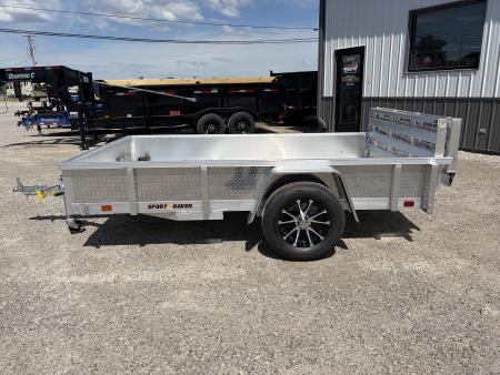 New 2026 SPORT HAVEN AUT 610DS-F (6' X 10') 2.9K Utility Trailer w/ Bi-Fold Gate