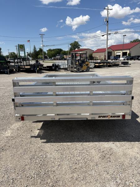 New 2026 SPORT HAVEN AUT 610DS-F (6' X 10') 2.9K Utility Trailer w/ Bi-Fold Gate